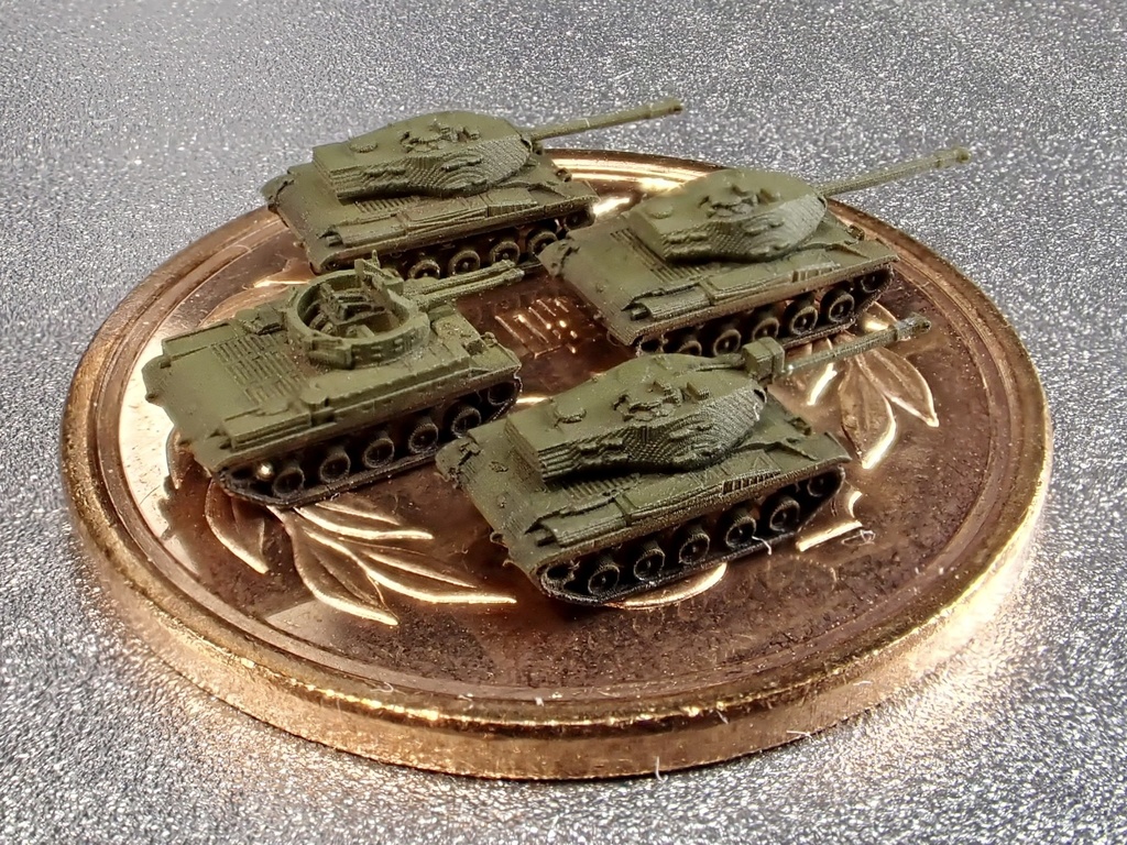 1/700 MUS SET16 米軍 M41軽戦車 M42ダスター セット