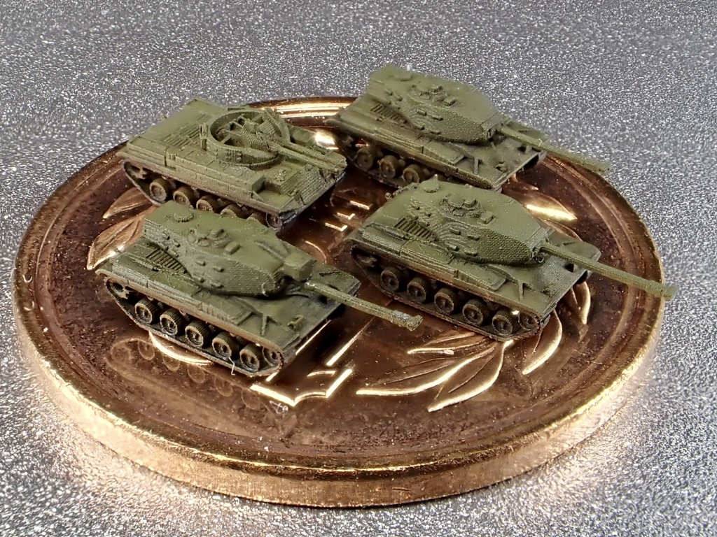 1/700 MUS SET16 米軍 M41軽戦車 M42ダスター セット