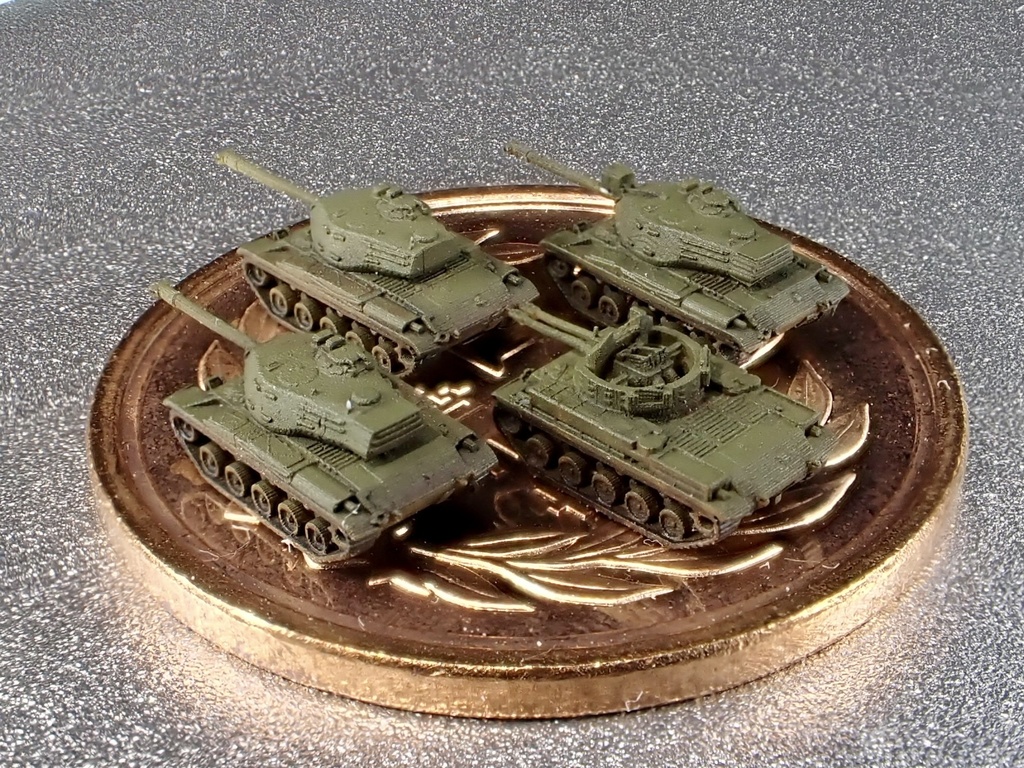 1/700 MUS SET16 米軍 M41軽戦車 M42ダスター セット