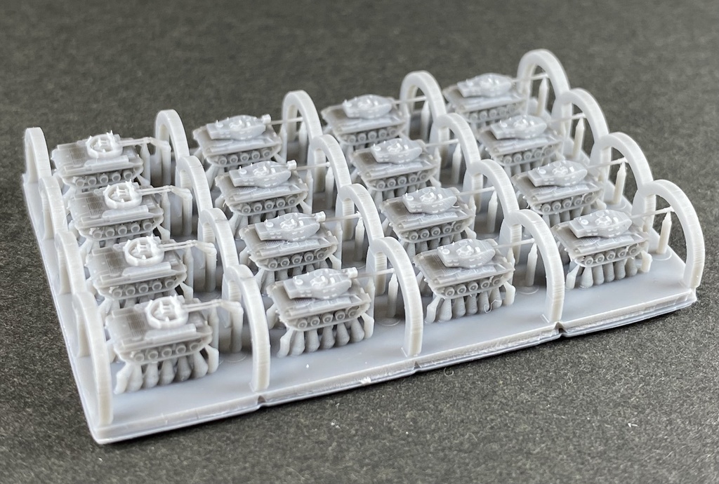 1/700 MUS SET16 米軍 M41軽戦車 M42ダスター セット