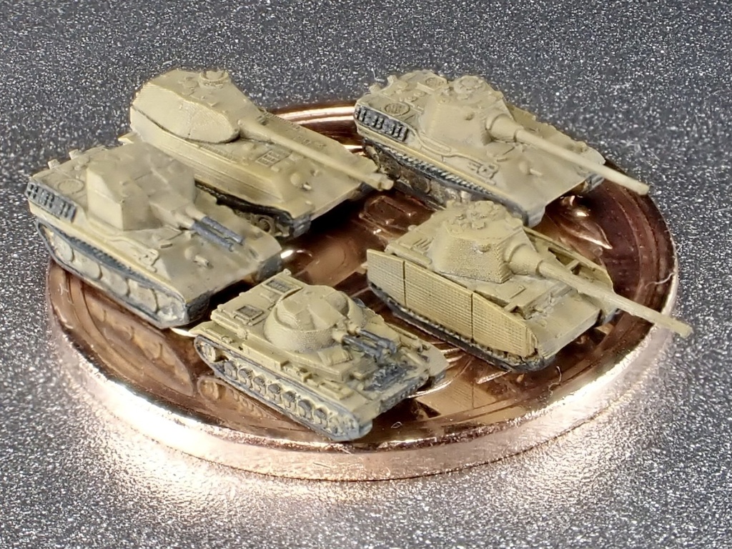 1/700 G SET30 ドイツ軍 試作計画戦車セット①