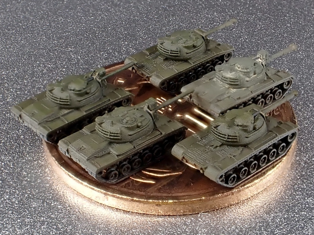 1/700 MUS SET17 米軍 M48戦車 セット