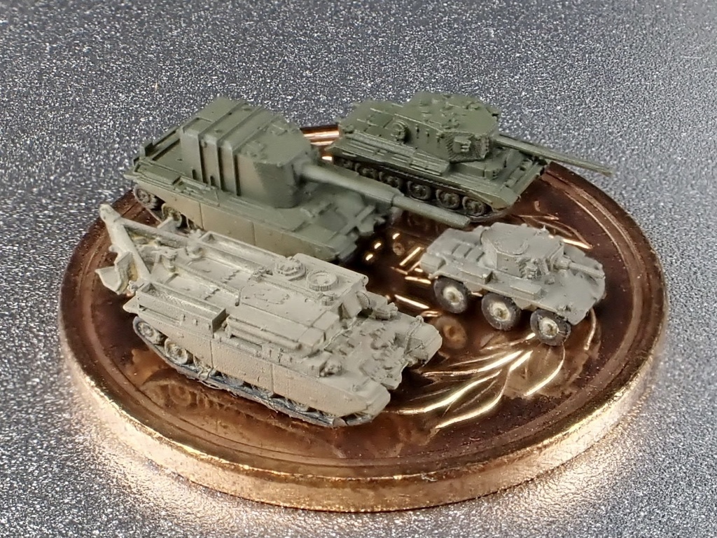 1/700 MUK SET2 英軍 車両セット
