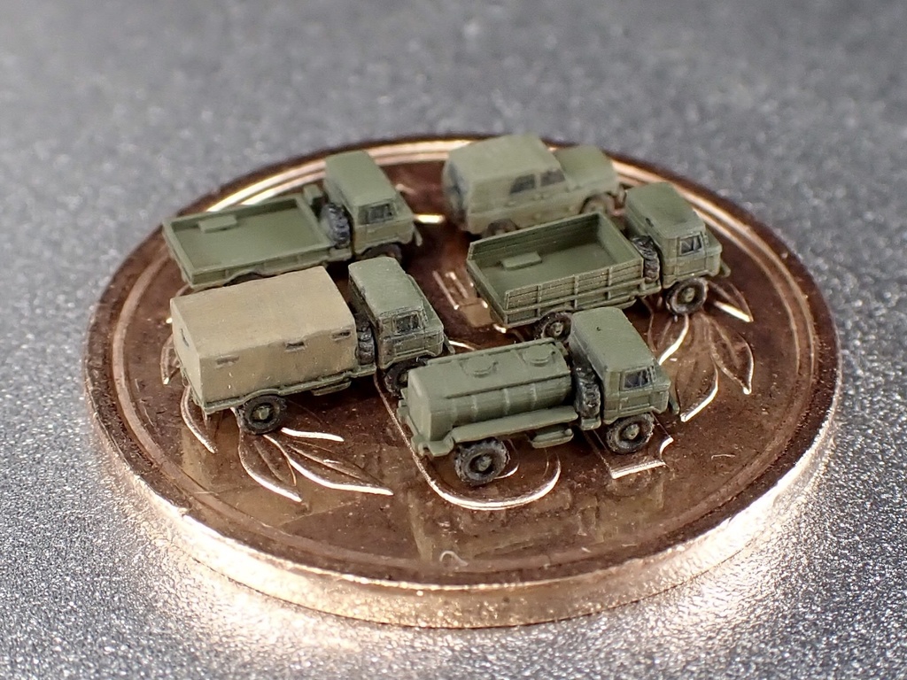 1/700 MR SET9 ロシア軍 GAZ-66 & UAZ-469セット