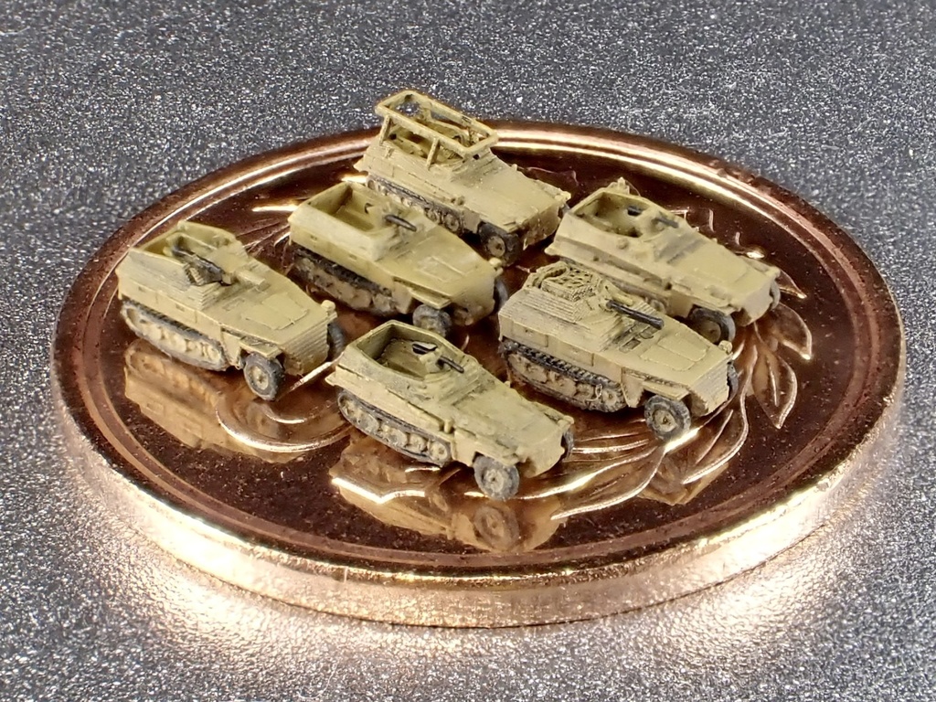 1/700 GSET32 ドイツ軍 sdkfz250セット