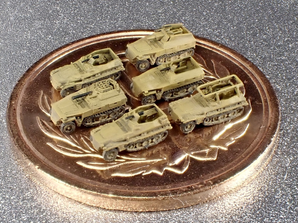 1/700 GSET32 ドイツ軍 sdkfz250セット