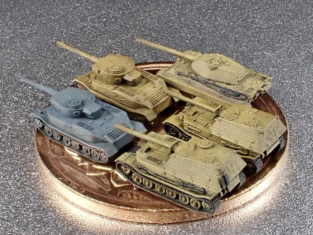 1/700 GSET33 ドイツ軍 ポルシェティーガー セット