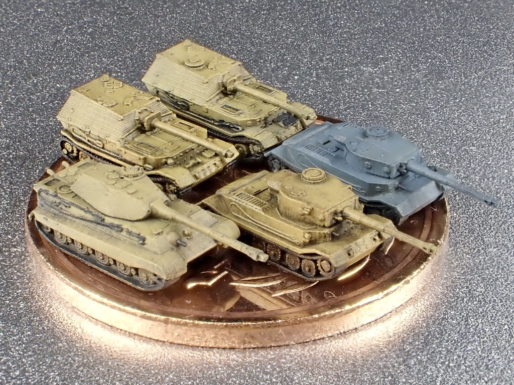 1/700 GSET33 ドイツ軍 ポルシェティーガー セット