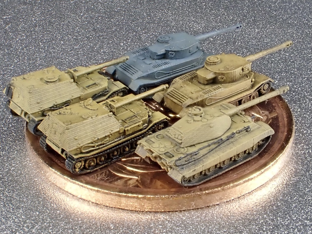 1/700 GSET33 ドイツ軍 ポルシェティーガー セット