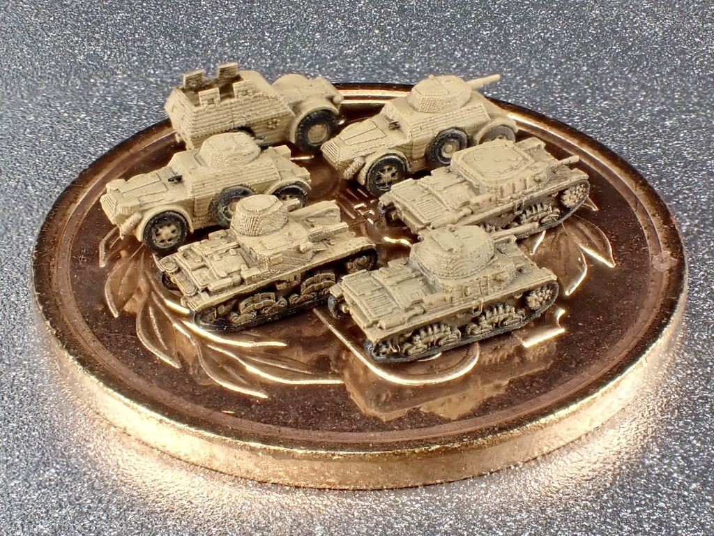 1/700 I SET2 イタリア軍 車両セット