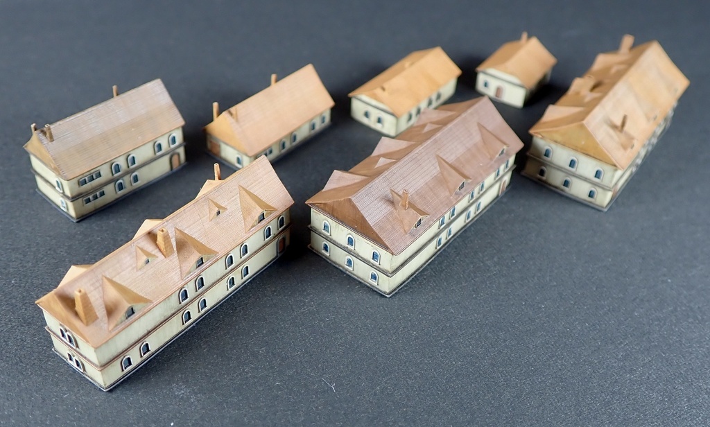 1/700 ST1 SET 欧州建築物 住宅、商店セット