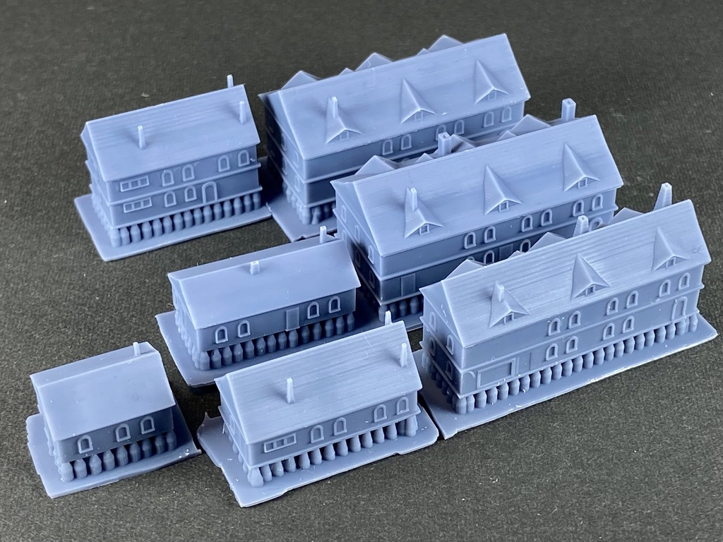 1/700 ST1 SET 欧州建築物 住宅、商店セット