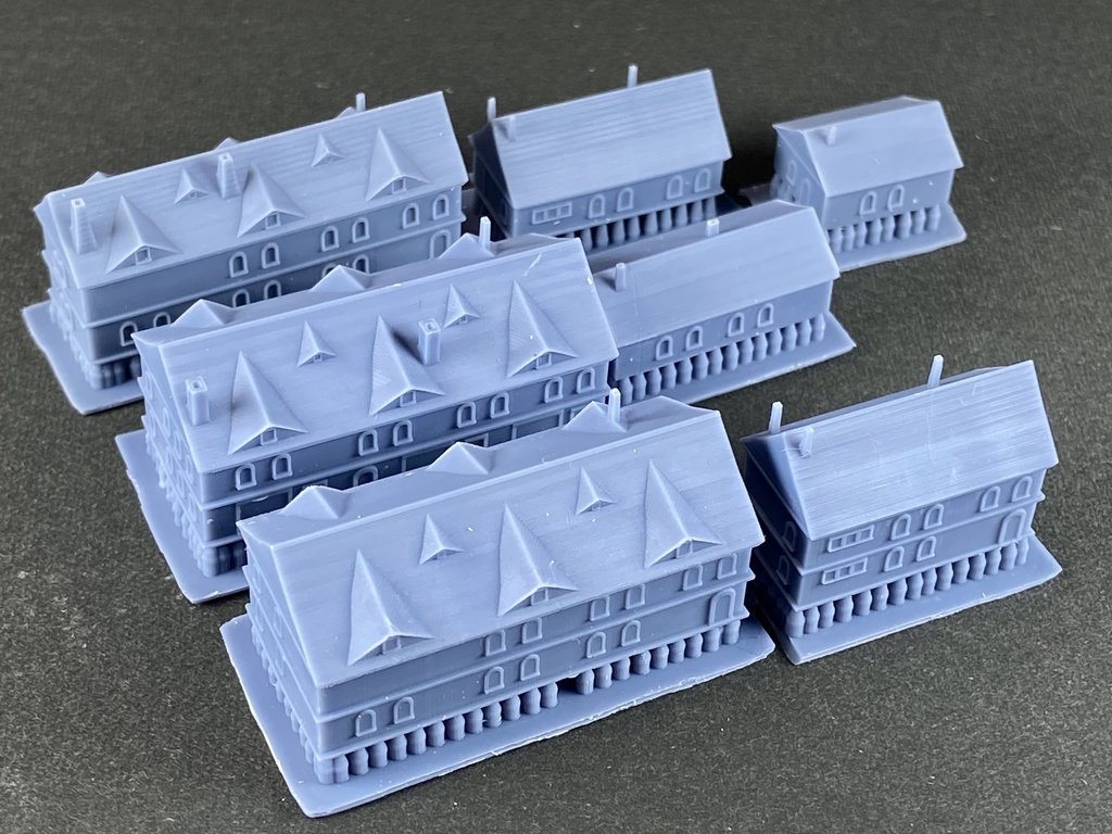 1/700 ST1 SET 欧州建築物 住宅、商店セット