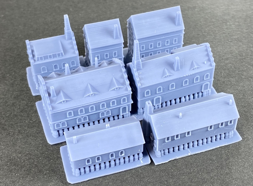 1/700 ST2 SET 欧州建築物 中小工場、商店セット