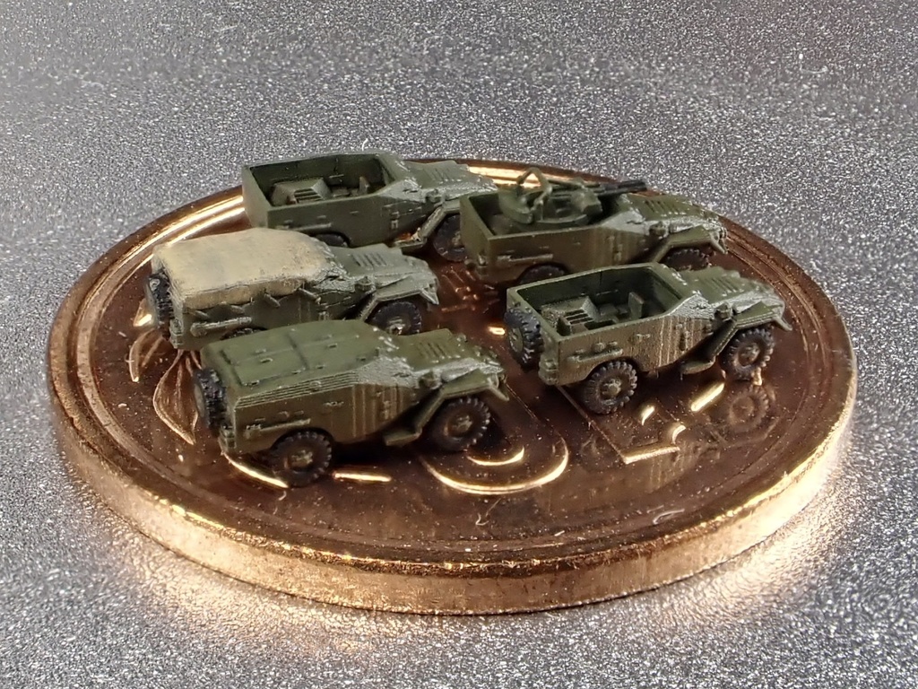 1/700 MR SET10 ロシア軍 BTR40セット