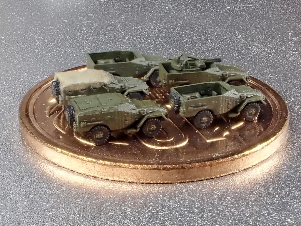 1/700 MR SET10 ロシア軍 BTR40セット