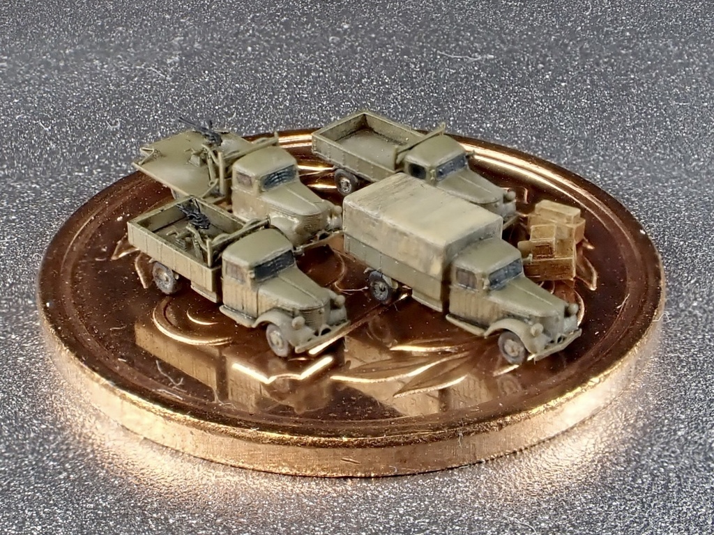 1/700 JPN SET17 日本軍 N180型トラックセット