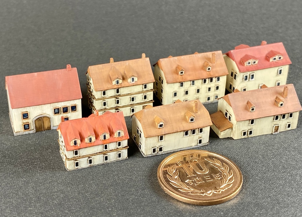 1/700 ST4 SET 欧州建築物 住宅セット