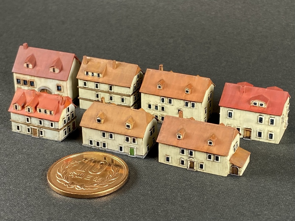 1/700 ST4 SET 欧州建築物 住宅セット