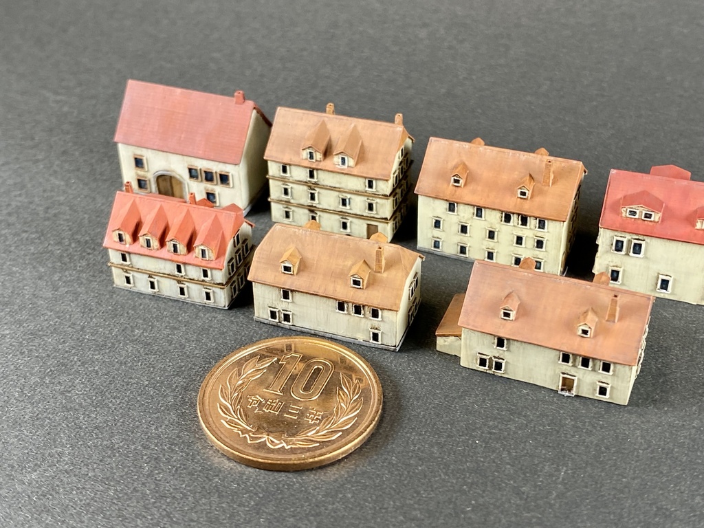 1/700 ST4 SET 欧州建築物 住宅セット