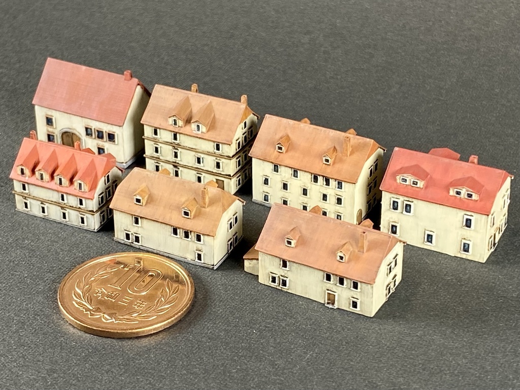 1/700 ST4 SET 欧州建築物 住宅セット