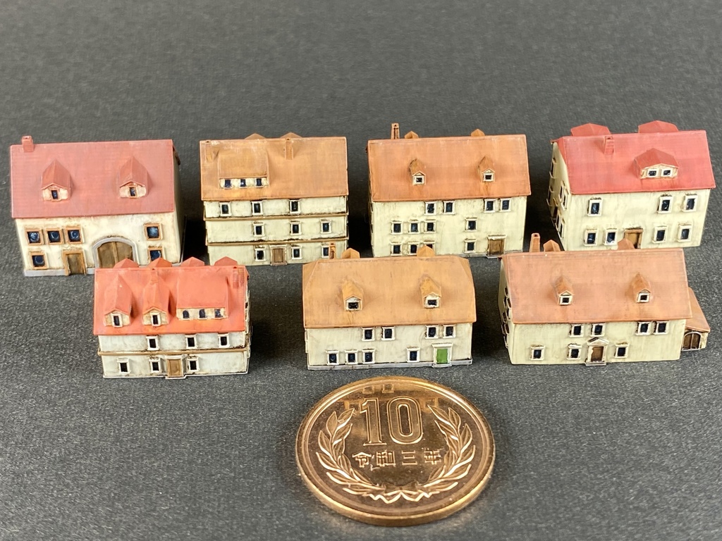 1/700 ST4 SET 欧州建築物 住宅セット