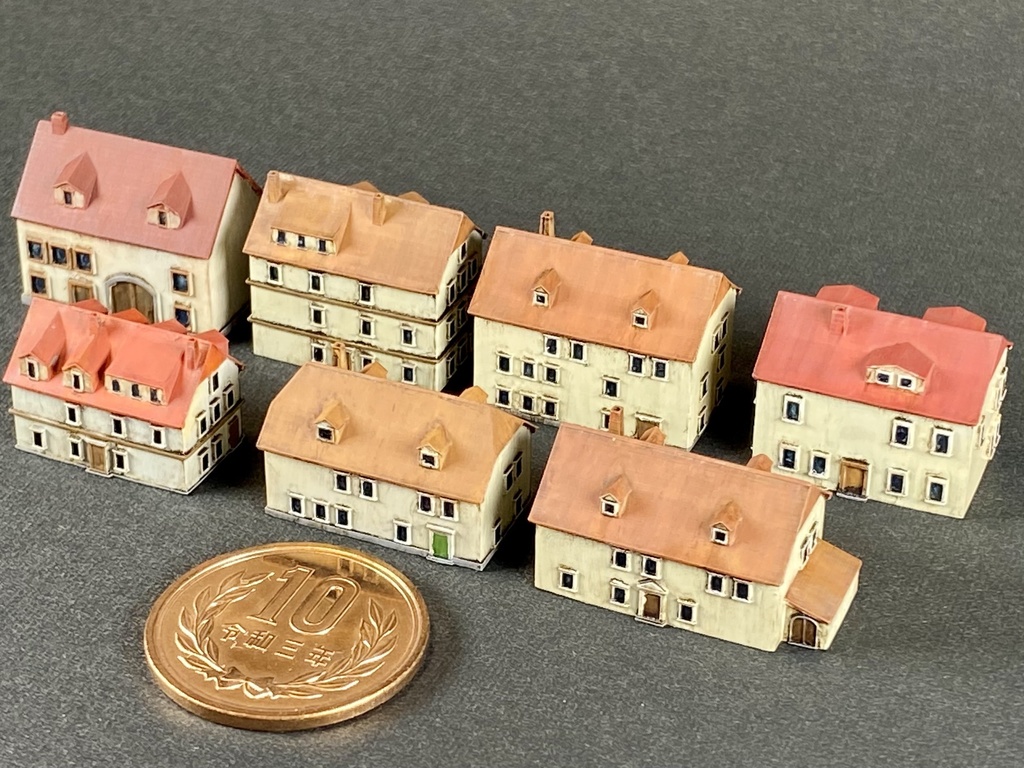 1/700 ST4 SET 欧州建築物 住宅セット