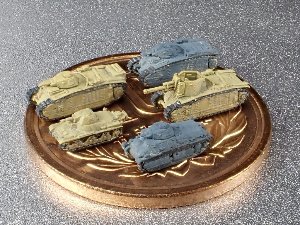 1/700　GSET34　ドイツ軍　鹵獲車両F1　セット