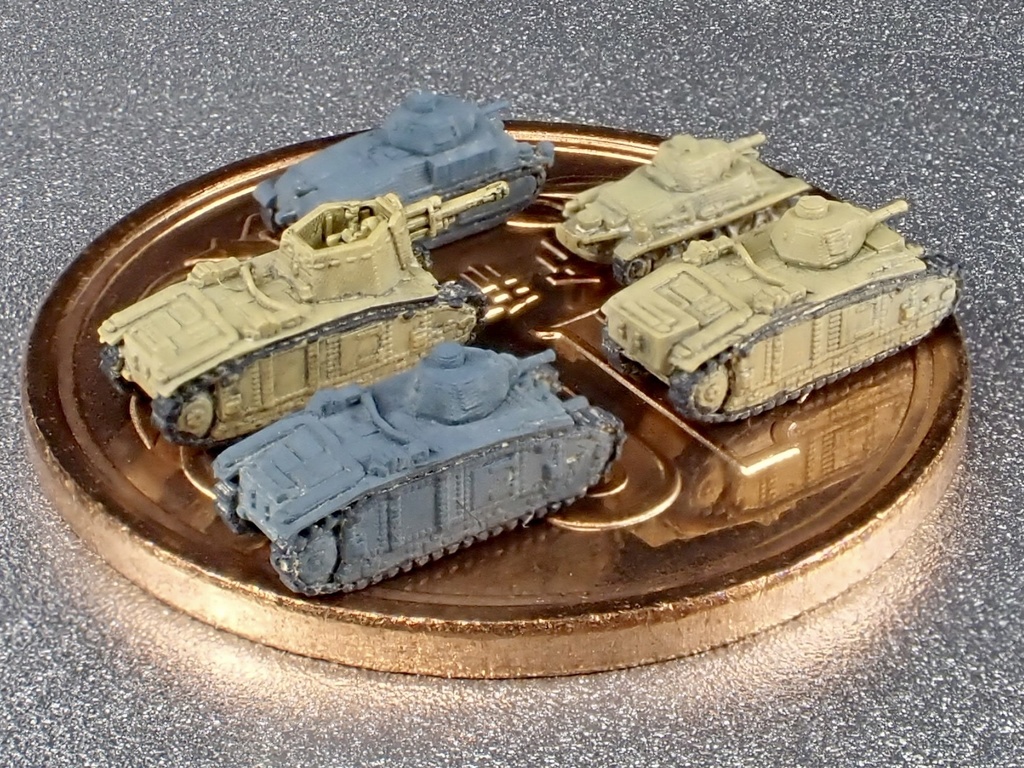 1/700 GSET34 ドイツ軍 鹵獲車両F1 セット