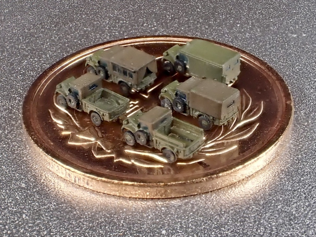 1/700 MUS SET19 米軍 ダッジM37,M42,M43トラック セット
