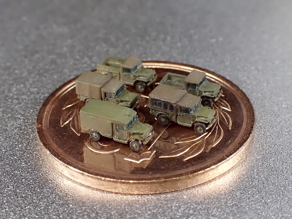 1/700 MUS SET19 米軍 ダッジM37,M42,M43トラック セット