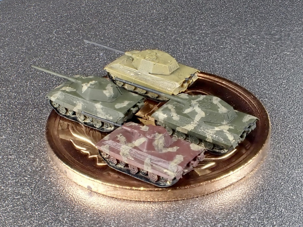 1/700 GSET35 ドイツ軍 試作計画戦車セット② E-50,E-75