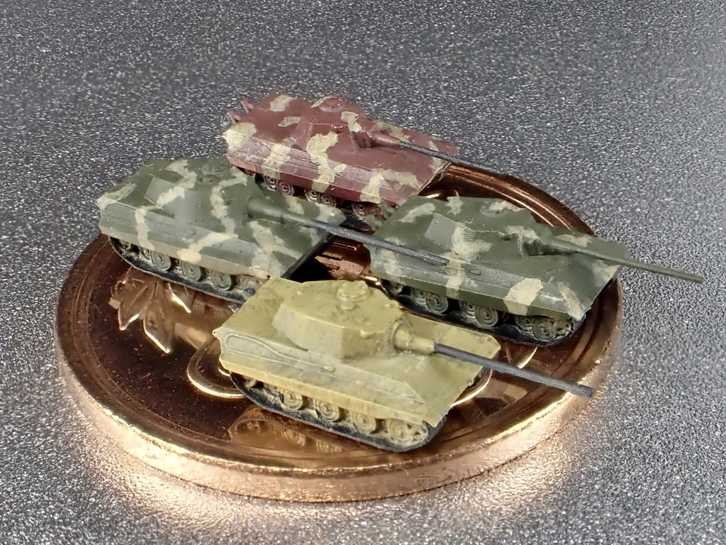 1/700 GSET35 ドイツ軍 試作計画戦車セット② E-50,E-75