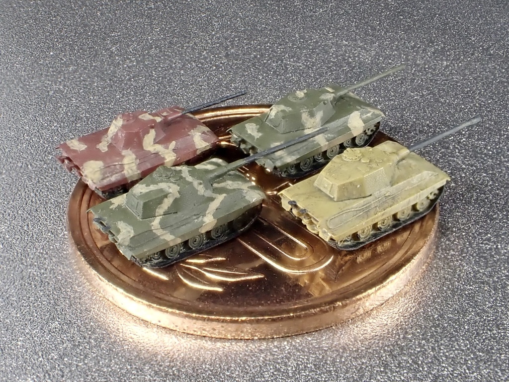 1/700 GSET35 ドイツ軍 試作計画戦車セット② E-50,E-75