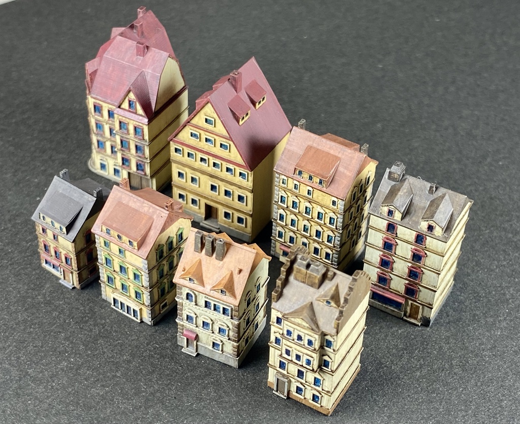 1/700 ST5 SET 欧州建築物 高層住宅セット①