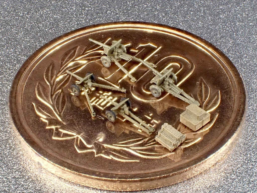 1/700 JPN SET18 日本軍 火砲セット① 速射砲、野砲