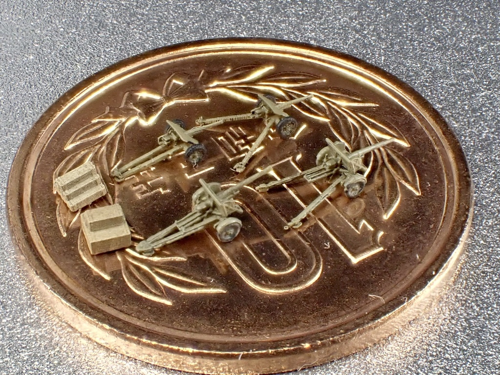 1/700 JPN SET18 日本軍 火砲セット① 速射砲、野砲