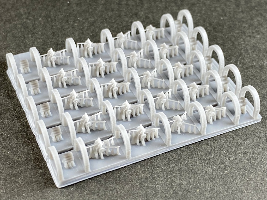 1/700 JPN SET18 日本軍 火砲セット① 速射砲、野砲