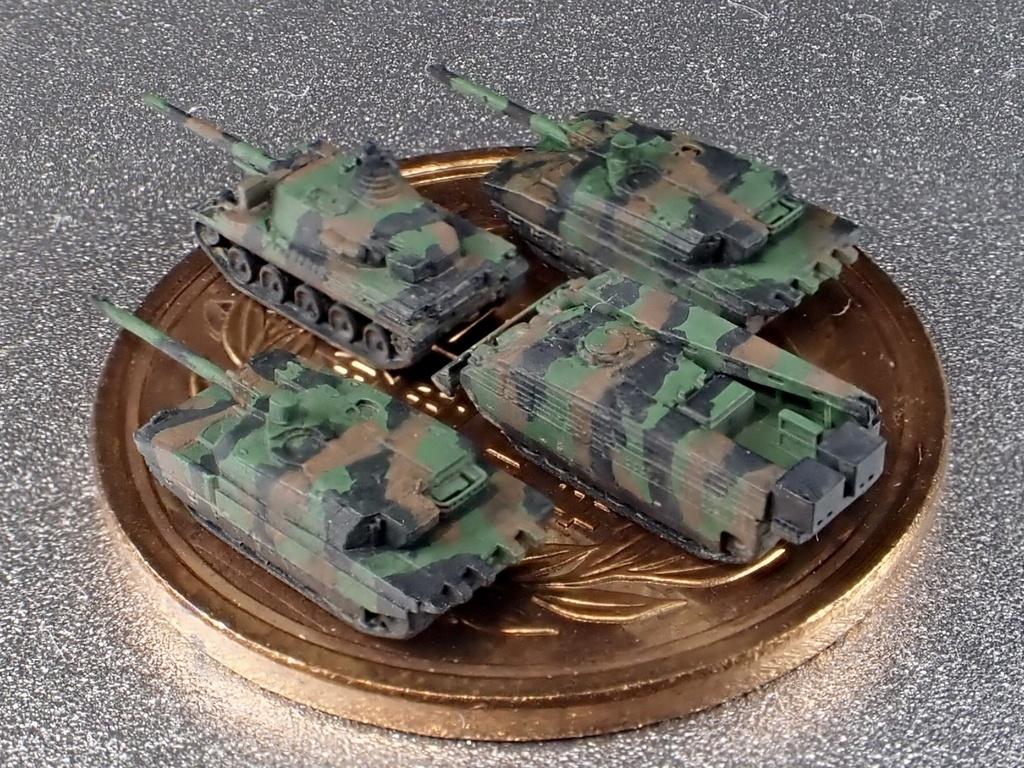 1/700 MF SET3 現用フランス軍戦車セット