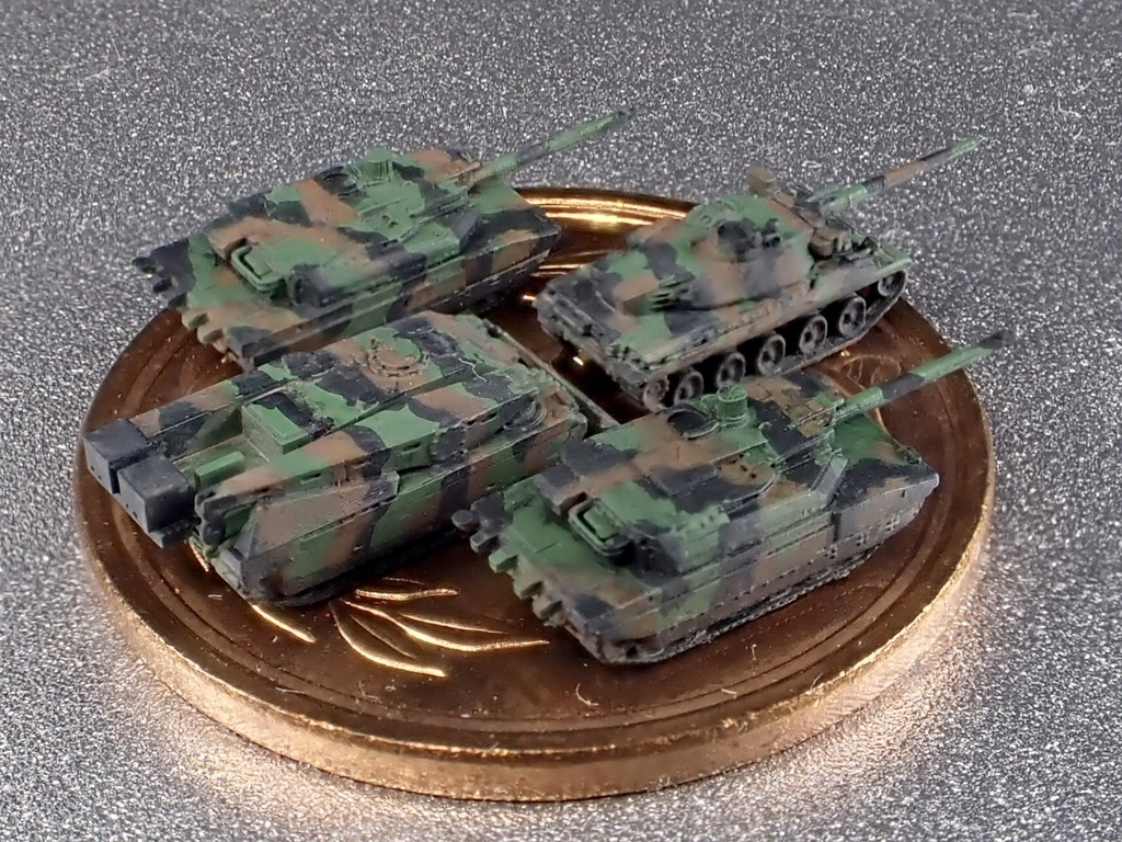 1/700 MF SET3 現用フランス軍戦車セット