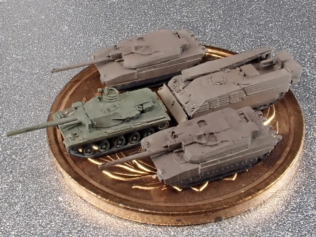 1/700 MF SET3 現用フランス軍戦車セット