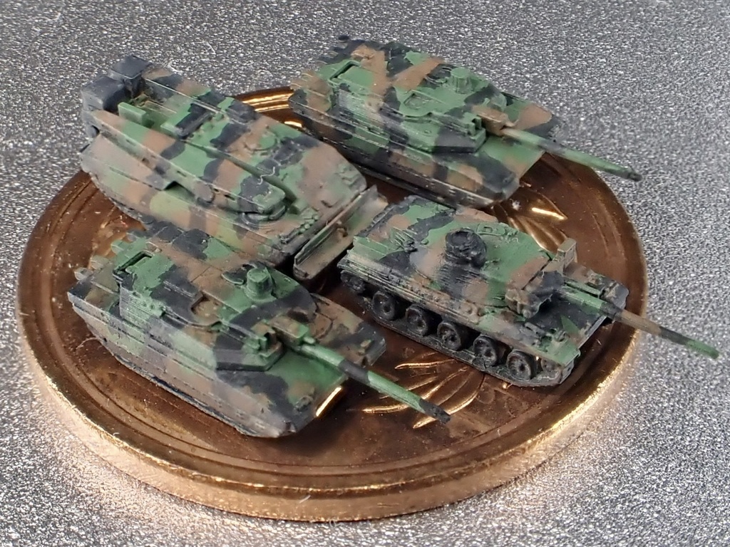 1/700 MF SET3 現用フランス軍戦車セット