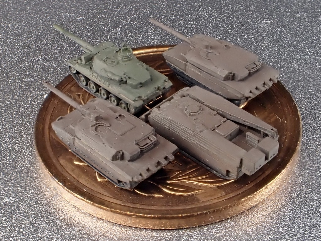 1/700 MF SET3 現用フランス軍戦車セット