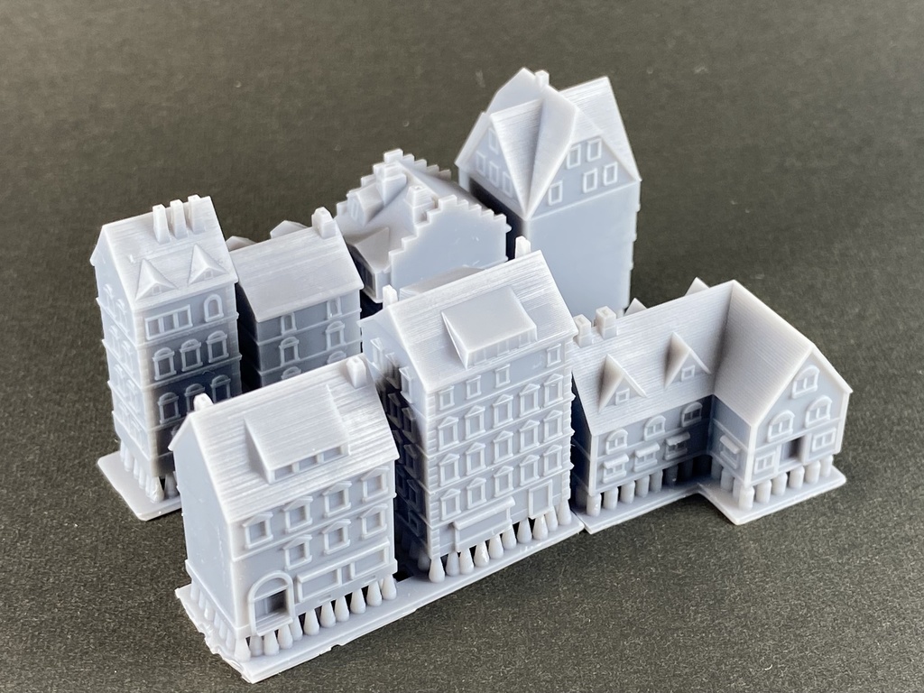 1/700 ST6 SET 欧州建築物 高層住宅セット②