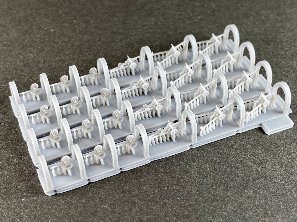 1/700 JPN SET19 日本軍 火砲セット② 九六式十五糎榴弾砲