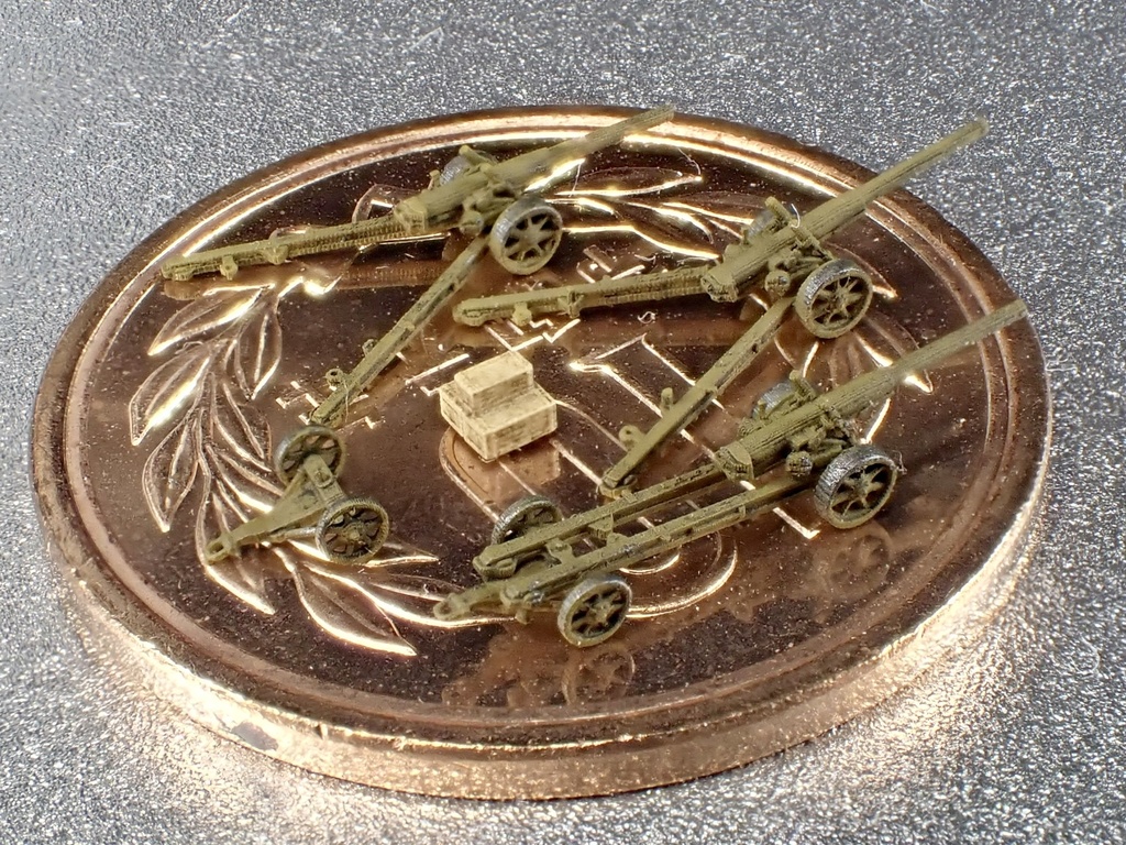 1/700 JPN SET20 日本軍 火砲セット③ 八九式十五糎加農砲