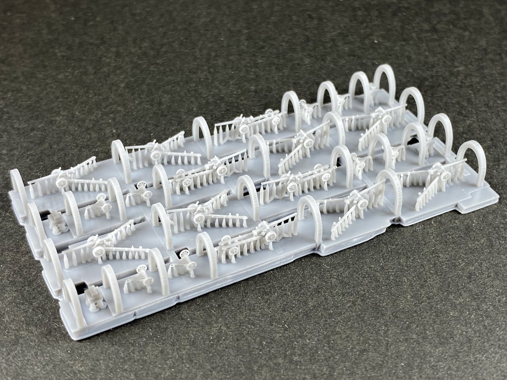 1/700 JPN SET20 日本軍 火砲セット③ 八九式十五糎加農砲