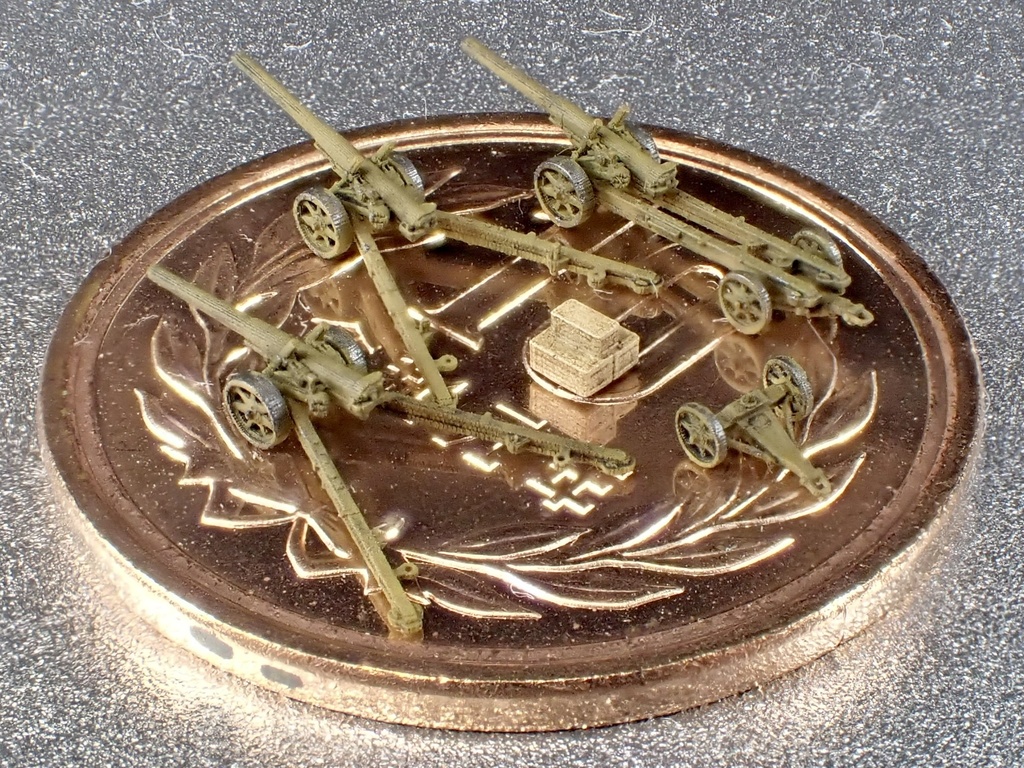 1/700 JPN SET20 日本軍 火砲セット③ 八九式十五糎加農砲