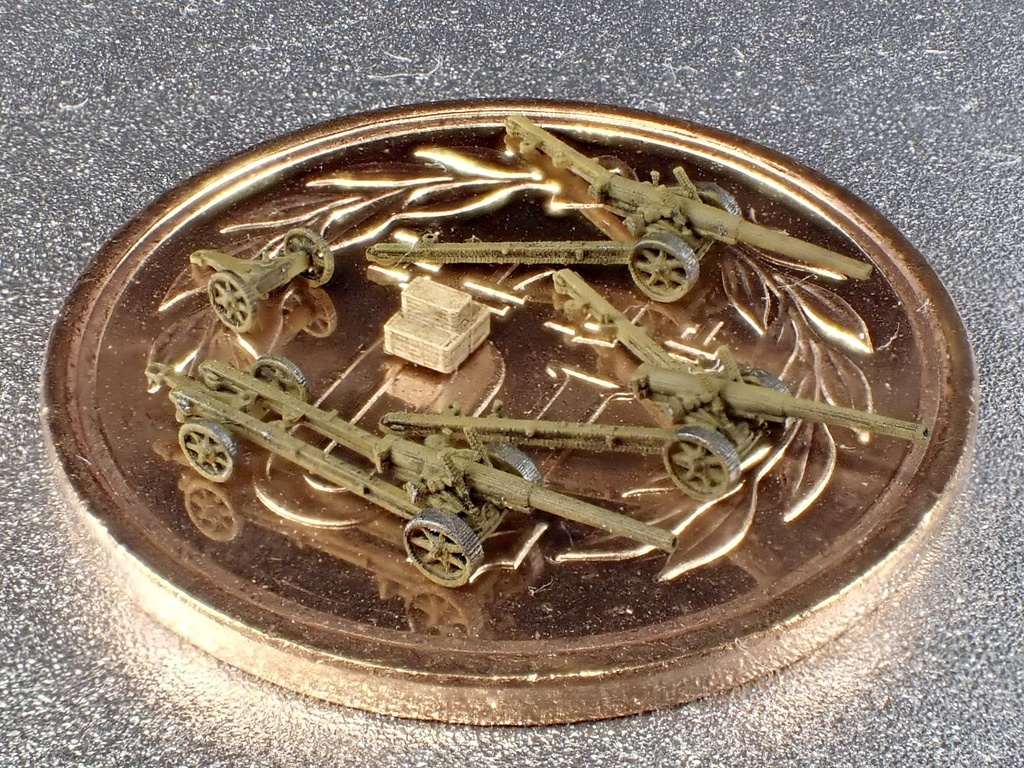 1/700 JPN SET20 日本軍 火砲セット③ 八九式十五糎加農砲