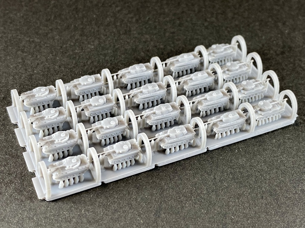 1/700 GSET36 ドイツ軍 重戦車鉄道輸送状態セット